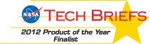 NASA Tech Briefs Product of the Year Finalist logo